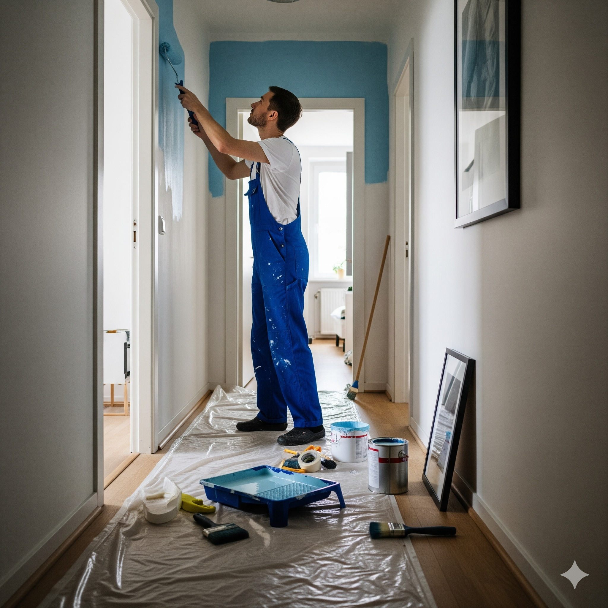 Levného malíře na vymalování chodby