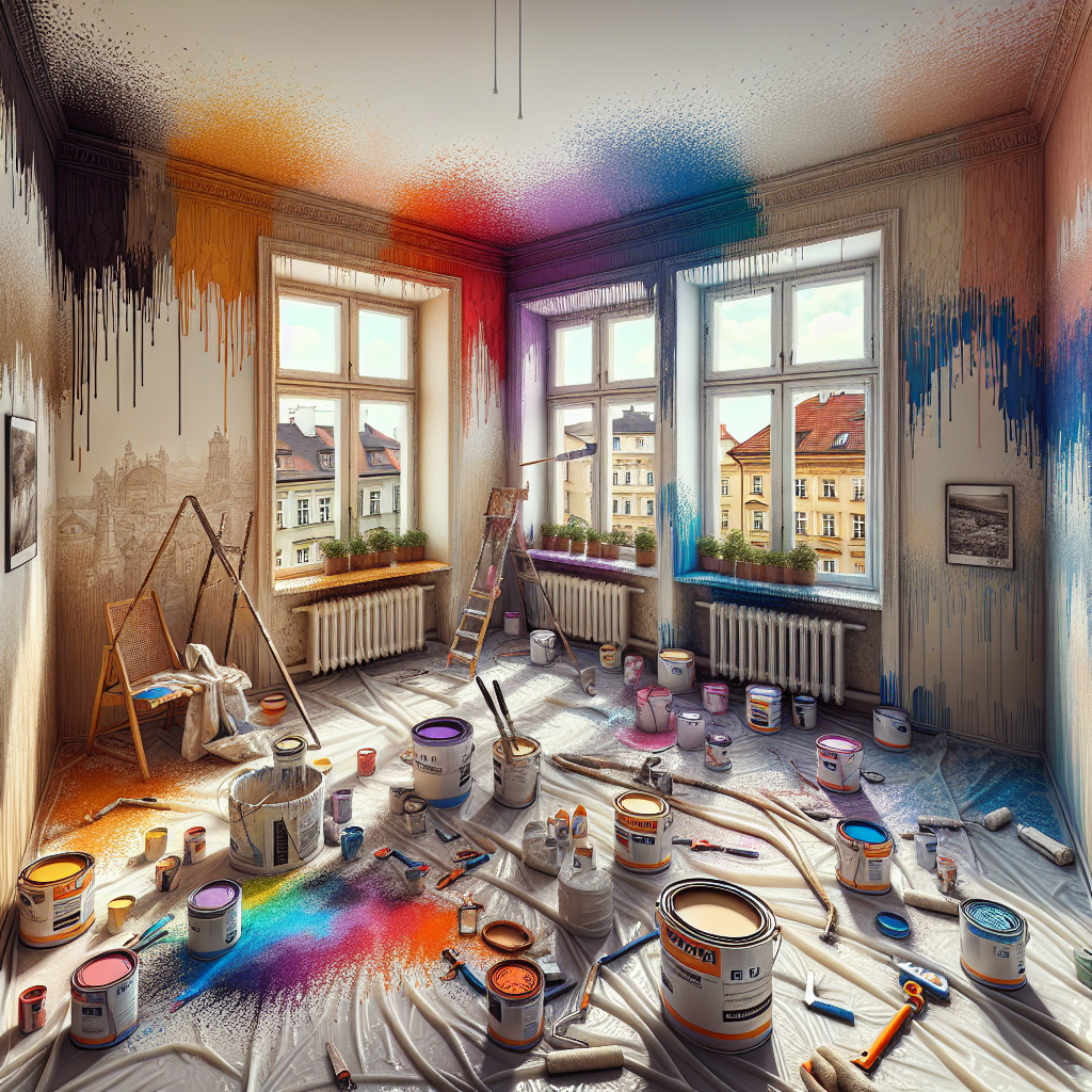 Cena za malování pokojů v Praze: Kompletní průvodce