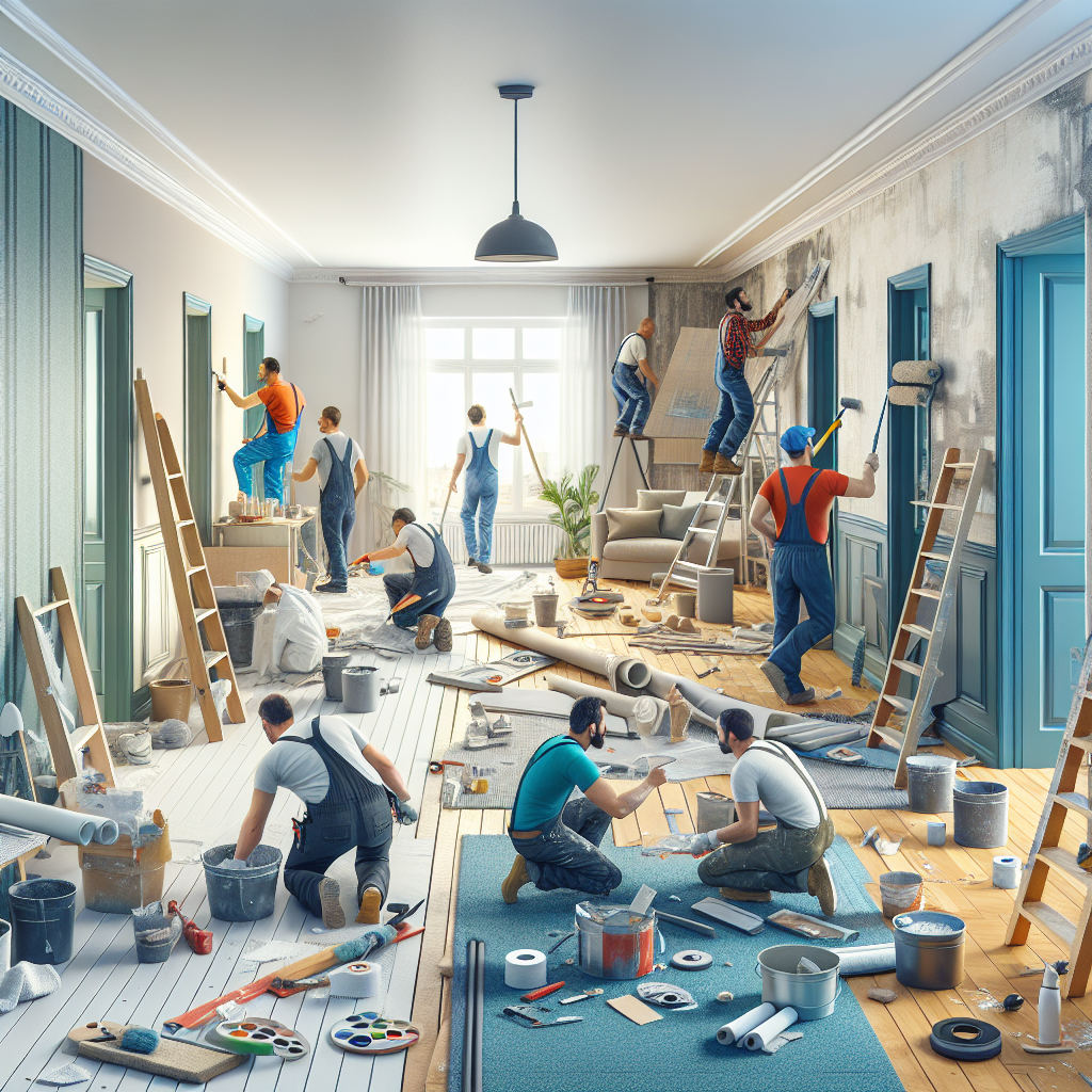 Renovace bytu: Od malování po podlahy – najděte si spolehlivé řemeslníky