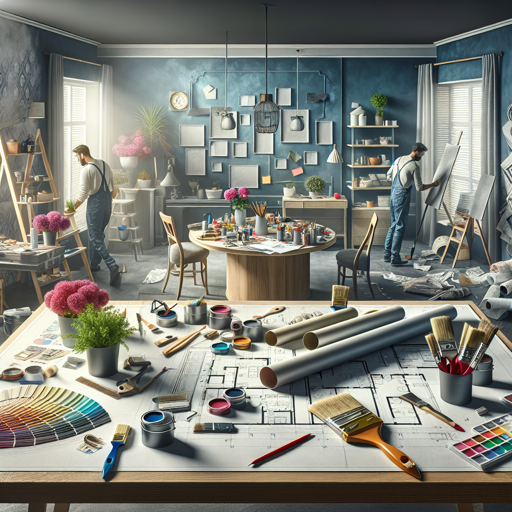 Malování bez stresu: Plánování rozpočtu na rekonstrukci