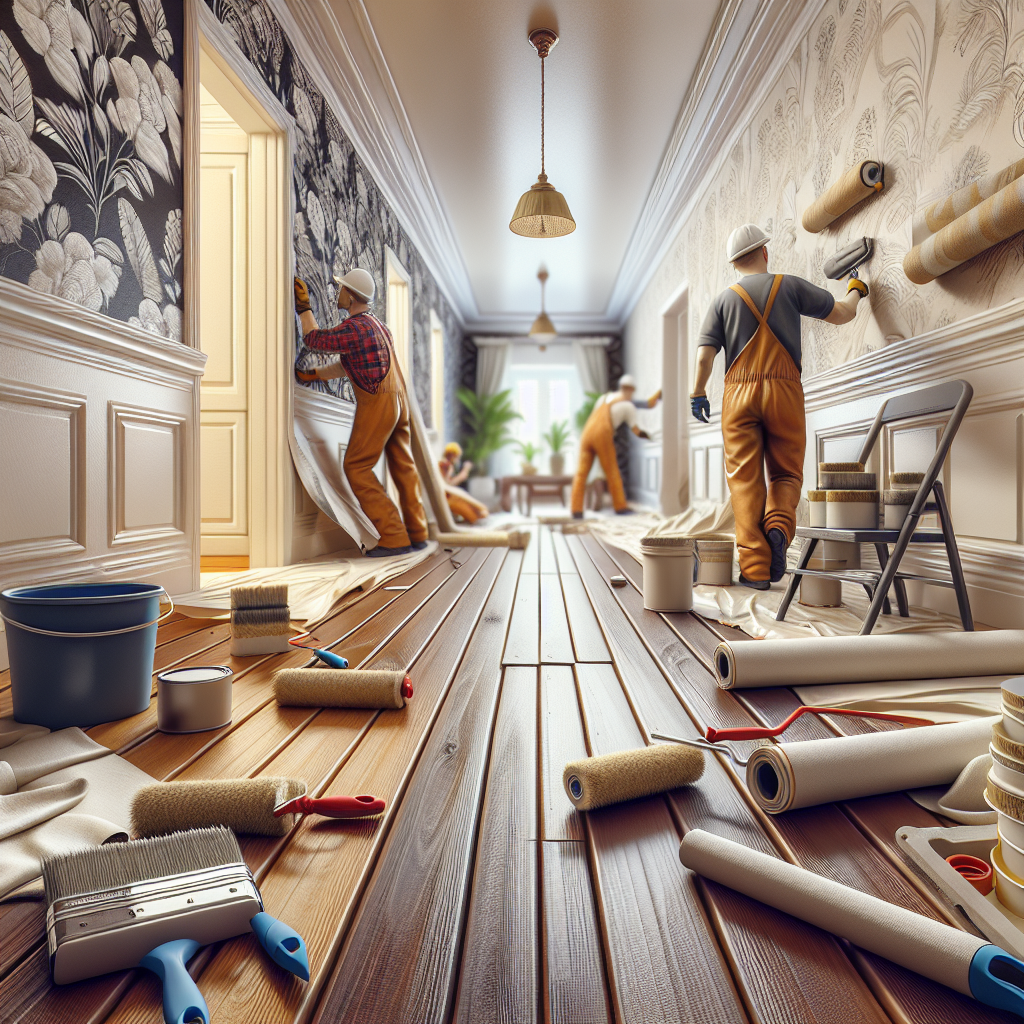 Nátěr palubek: Jak na perfektní renovaci chodby?