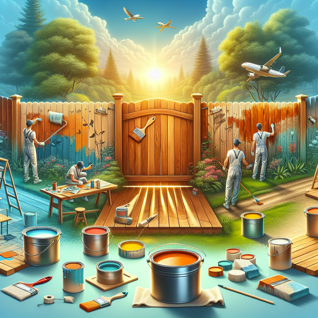Malování dřevěných plotů: Tipy a triky pro perfektní výsledek