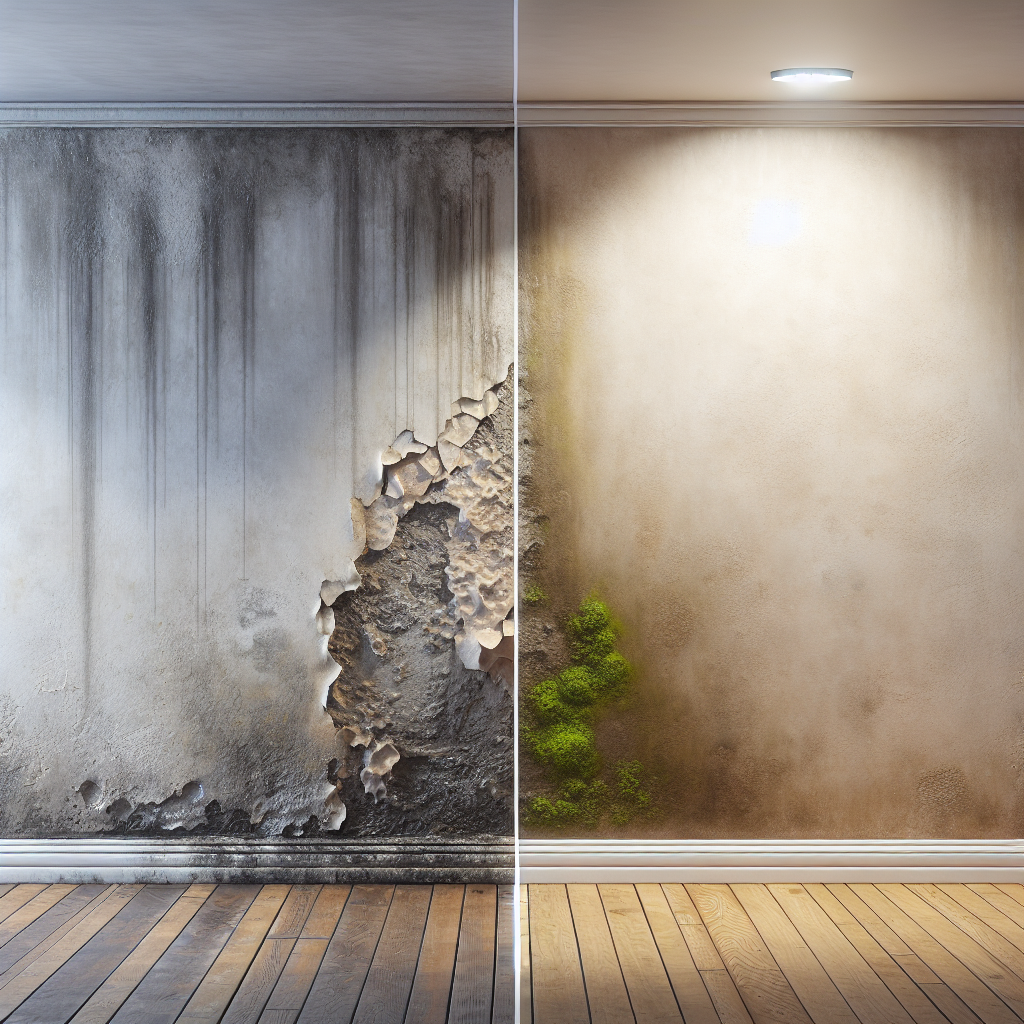 Když voda a plíseň útočí: Tajemství sanace zdi...